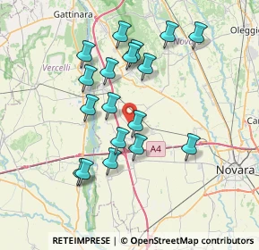 Mappa Via Giuseppe Garibaldi, 28060 Mandello Vitta NO, Italia (6.83722)