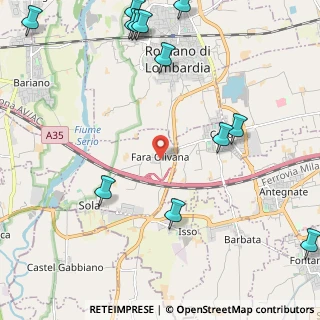 Mappa Via Roma, 24050 Covo BG, Italia (3.04917)