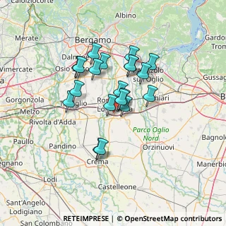 Mappa Via Roma, 24050 Covo BG, Italia (10.729)