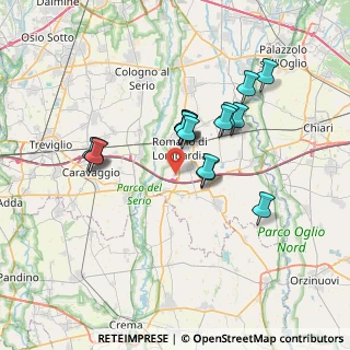 Mappa Via Roma, 24050 Covo BG, Italia (5.86563)