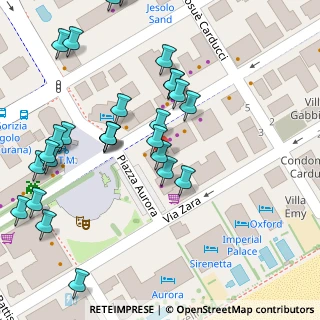 Mappa Piazza Aurora, 30016 Lido di Jesolo VE, Italia (0.05926)
