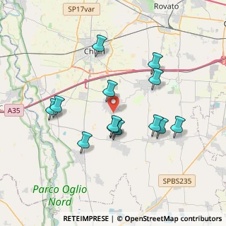 Mappa Via Fiume Adda, 25030 Castelcovati BS, Italia (3.42462)
