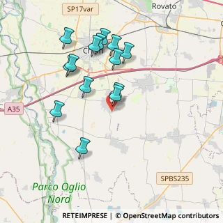 Mappa Via Fiume Adda, 25030 Castelcovati BS, Italia (3.69357)