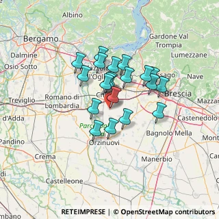 Mappa Via Fiume Adda, 25030 Castelcovati BS, Italia (10.0935)
