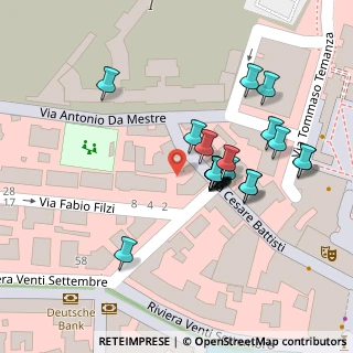 Mappa Via Antonio da Mestre, 30100 Venezia VE, Italia (0.05143)