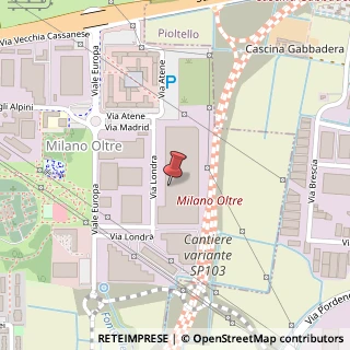 Mappa Via Londra, 1, 20090 Segrate, Milano (Lombardia)