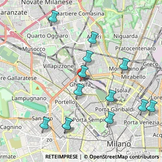 Mappa Via Privata Dolfin, 20155 Milano MI, Italia (2.38385)