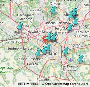 Mappa Via Privata Dolfin, 20155 Milano MI, Italia (8.20313)