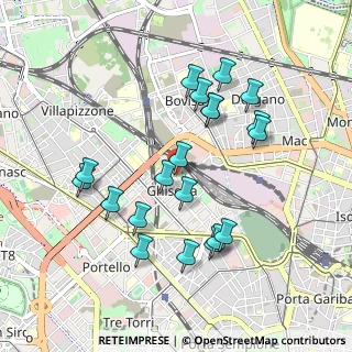 Mappa Via Privata Dolfin, 20155 Milano MI, Italia (0.9095)