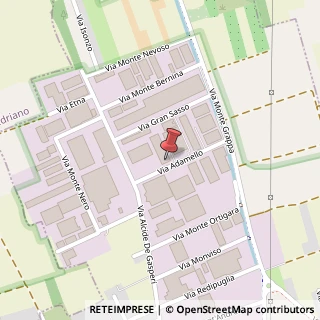 Mappa Via Adamello, 7, 20008 Bareggio, Milano (Lombardia)
