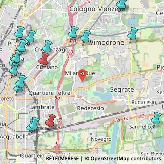 Mappa Via Olgia, 20090 Segrate MI, Italia (3.364)
