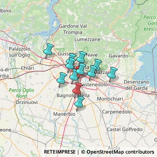 Mappa Viale Sandro Pertini, 25010 San Zeno Naviglio BS, Italia (7.9125)