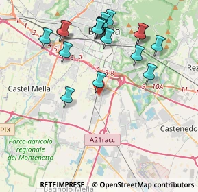 Mappa Viale Sandro Pertini, 25010 San Zeno Naviglio BS, Italia (4.27278)