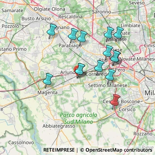 Mappa Via Alcide de Gasperi, 20018 Sedriano MI, Italia (7.13214)