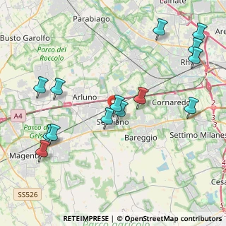 Mappa Via Alcide de Gasperi, 20018 Sedriano MI, Italia (4.78143)