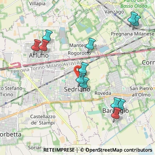 Mappa Via Alcide de Gasperi, 20018 Sedriano MI, Italia (2.3075)