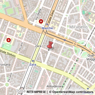 Mappa Via Giovanni Keplero, 33/A, 20124 Milano, Milano (Lombardia)