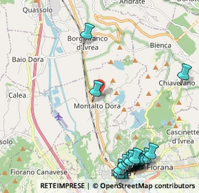 Mappa Via Casana, 10016 Montalto Dora TO, Italia (3.062)