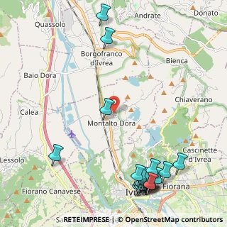 Mappa Via Casana, 10016 Montalto Dora TO, Italia (3.0165)