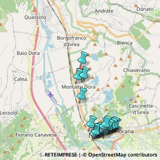 Mappa Via Casana, 10016 Montalto Dora TO, Italia (2.711)