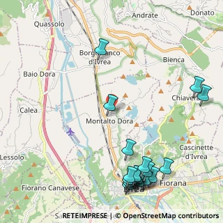 Mappa Via Casana, 10016 Montalto Dora TO, Italia (2.9005)