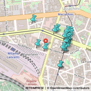 Mappa Via Giuseppe Piazzi, 20159 Milano MI, Italia (0.237)