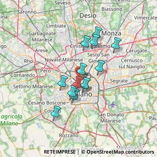 Mappa Via Giuseppe Piazzi, 20159 Milano MI, Italia (5.49462)