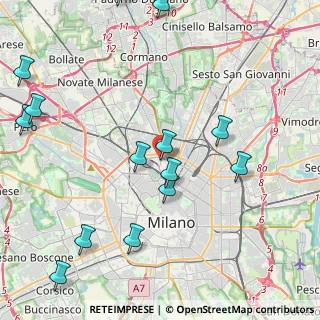 Mappa Via Giuseppe Piazzi, 20159 Milano MI, Italia (5.25286)