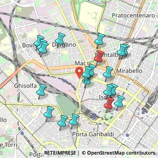 Mappa Via Giuseppe Piazzi, 20159 Milano MI, Italia (1.016)