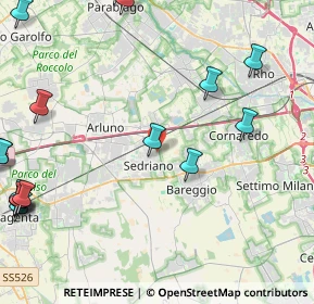 Mappa Via 2 Giugno, 20018 Sedriano MI, Italia (6.822)