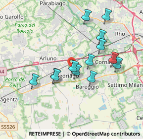 Mappa Via II Giugno, 20018 Sedriano MI, Italia (3.34692)