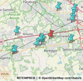 Mappa Via 2 Giugno, 20018 Sedriano MI, Italia (4.48583)