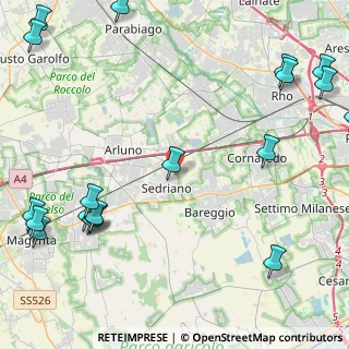 Mappa Via II Giugno, 20018 Sedriano MI, Italia (6.7275)