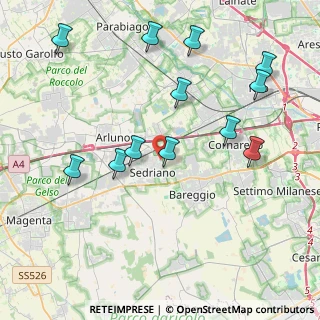 Mappa Via II Giugno, 20018 Sedriano MI, Italia (4.42833)