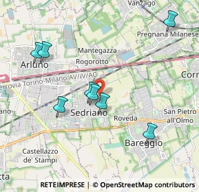 Mappa Via II Giugno, 20018 Sedriano MI, Italia (2.65333)