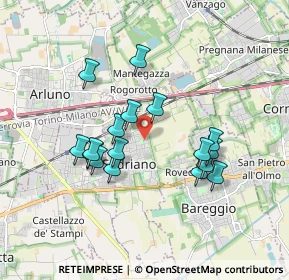 Mappa Via 2 Giugno, 20018 Sedriano MI, Italia (1.57706)