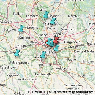 Mappa Via dell'Aprica, 20100 Milano MI, Italia (10.60636)