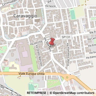 Mappa Via Spartaco, 49, 24043 Caravaggio, Bergamo (Lombardia)