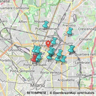 Mappa Via Belgirate 15 presso Artemedica, 20125 Milano MI, Italia (1.49563)
