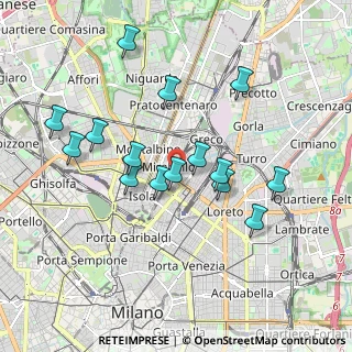 Mappa Via Belgirate 15 presso Artemedica, 20125 Milano MI, Italia (1.744)