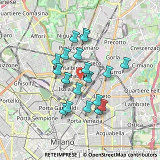 Mappa Via Belgirate 15 presso Artemedica, 20125 Milano MI, Italia (1.5325)