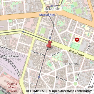 Mappa Via Carlo Farini, 68, 20159 Milano, Milano (Lombardia)