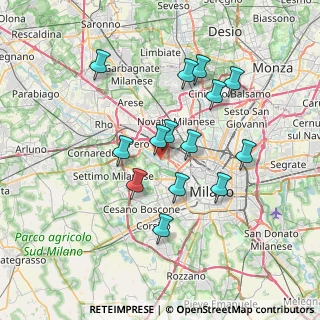 Mappa , 20151 Milano MI, Italia (6.40357)