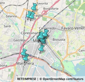 Mappa Via F. S. Fapanni, 30174 Venezia VE, Italia (1.15071)