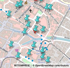 Mappa Via F. S. Fapanni, 30174 Venezia VE, Italia (0.1535)