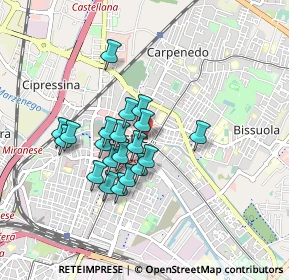 Mappa Via F. S. Fapanni, 30174 Venezia VE, Italia (0.6945)