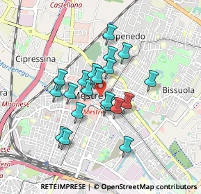 Mappa Via F. S. Fapanni, 30174 Venezia VE, Italia (0.6745)