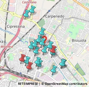 Mappa Via F. S. Fapanni, 30174 Venezia VE, Italia (0.903)