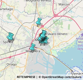 Mappa Via F. S. Fapanni, 30174 Venezia VE, Italia (2.29462)