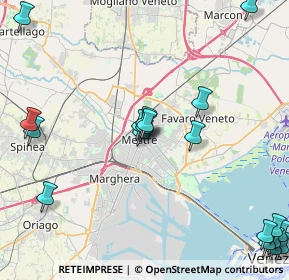 Mappa Via F. S. Fapanni, 30174 Venezia VE, Italia (5.745)